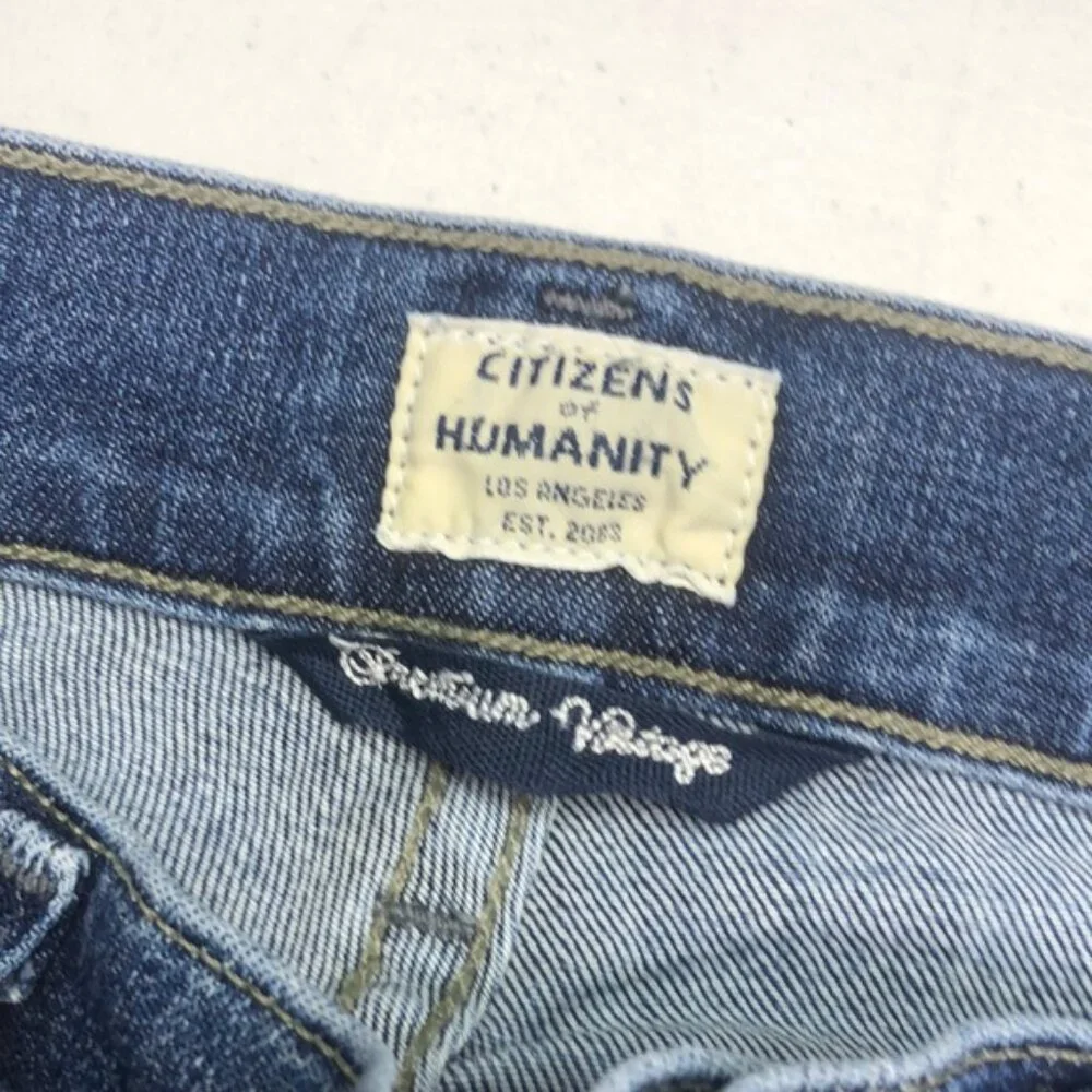 MADE IN USA 🇺🇸 CITIZENS OF HUMANITY HARLOW HIGH RISE SLIM JEANS 28x30 🇺🇸